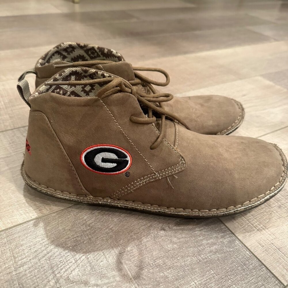 PRIMUS MENS TEAM SPORT BAREFOOT SHOES TAN GEORGIA BULLDOG GO DAWGS 9M